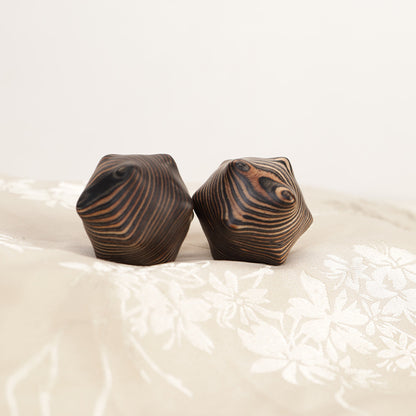 Zebra Wood Massage Ball
