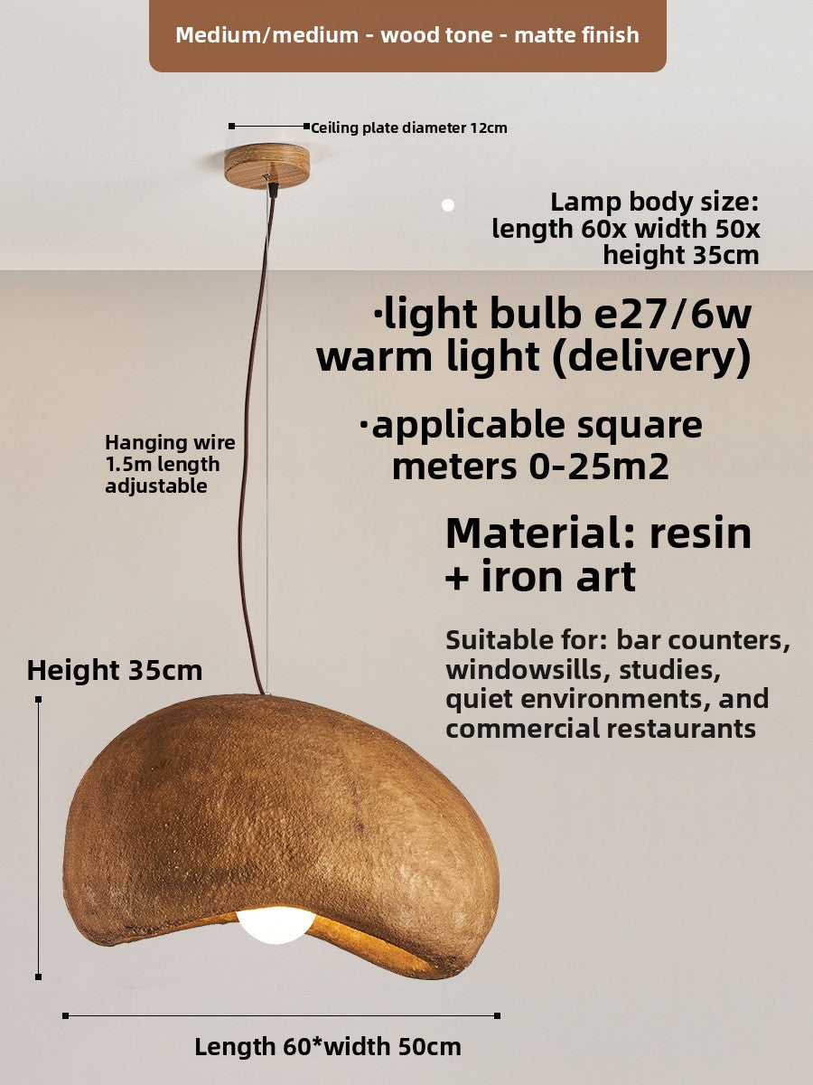 Zen-style pendant lamp