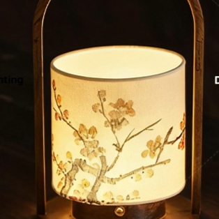 Zen-style table lamp