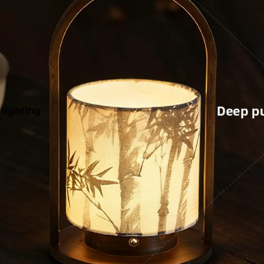 Zen-style table lamp