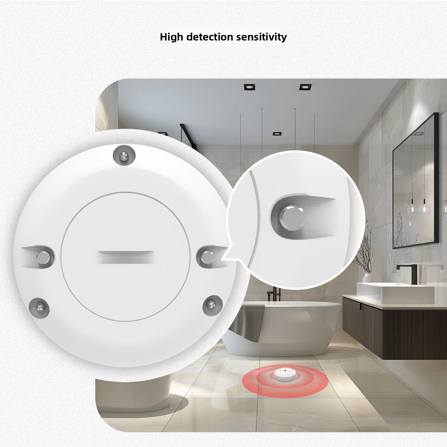 Zigbee Water Leakage Sensor with Tuya App Control