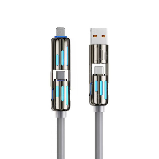 Zinc alloy fast-charging data cable