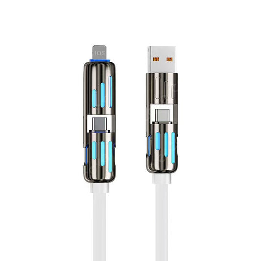Zinc alloy fast-charging data cable