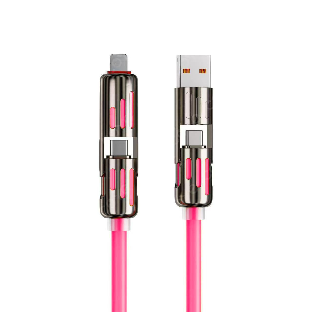 Zinc alloy fast-charging data cable