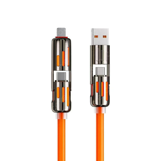 Zinc alloy fast-charging data cable