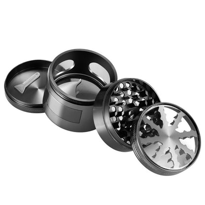 Zinc Alloy Four-Layer Tobacco Grinder