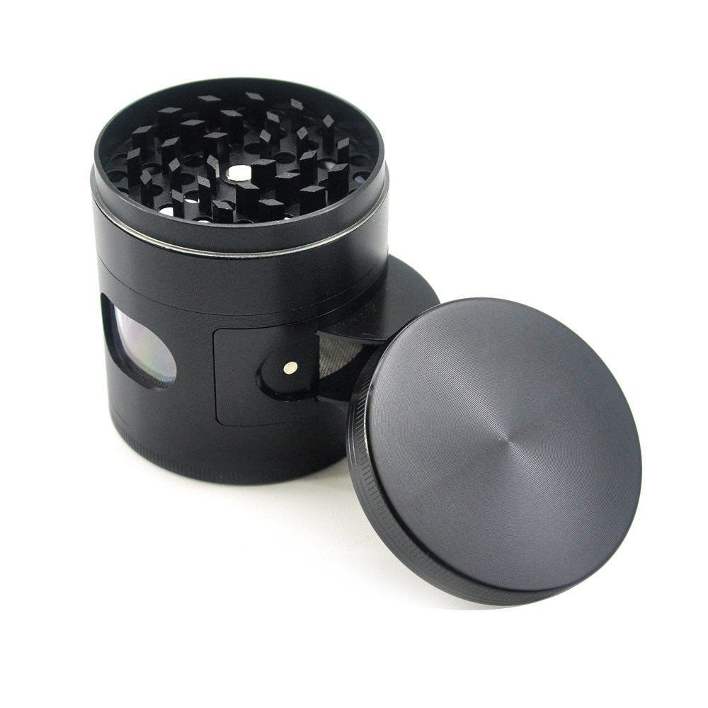 Zinc Alloy Four-Layer Tobacco Grinder