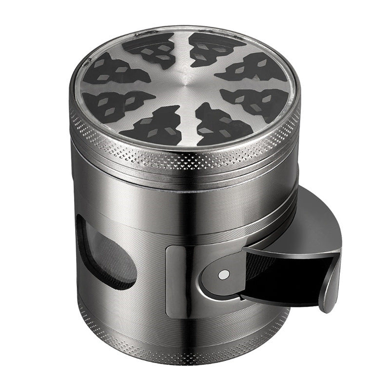 Zinc Alloy Four-Layer Tobacco Grinder