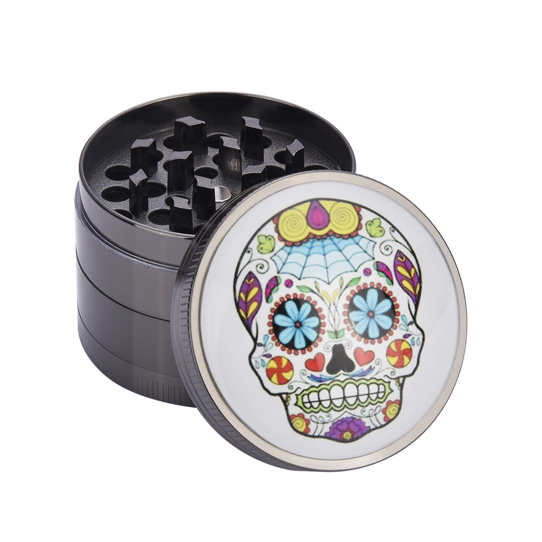 Zinc Alloy Herb Grinder with Color Printing