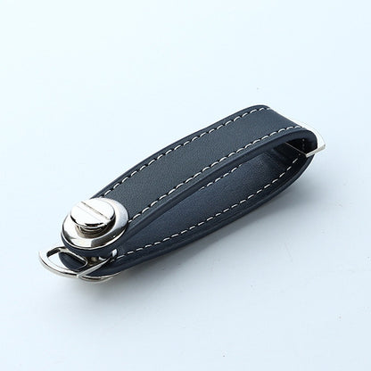 Zinc Alloy Leather Keychain