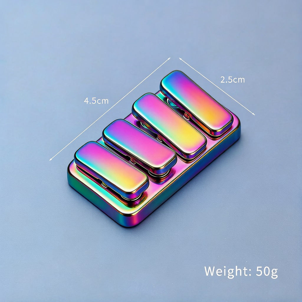 Zinc Alloy Piano Key Press Fidget Toy