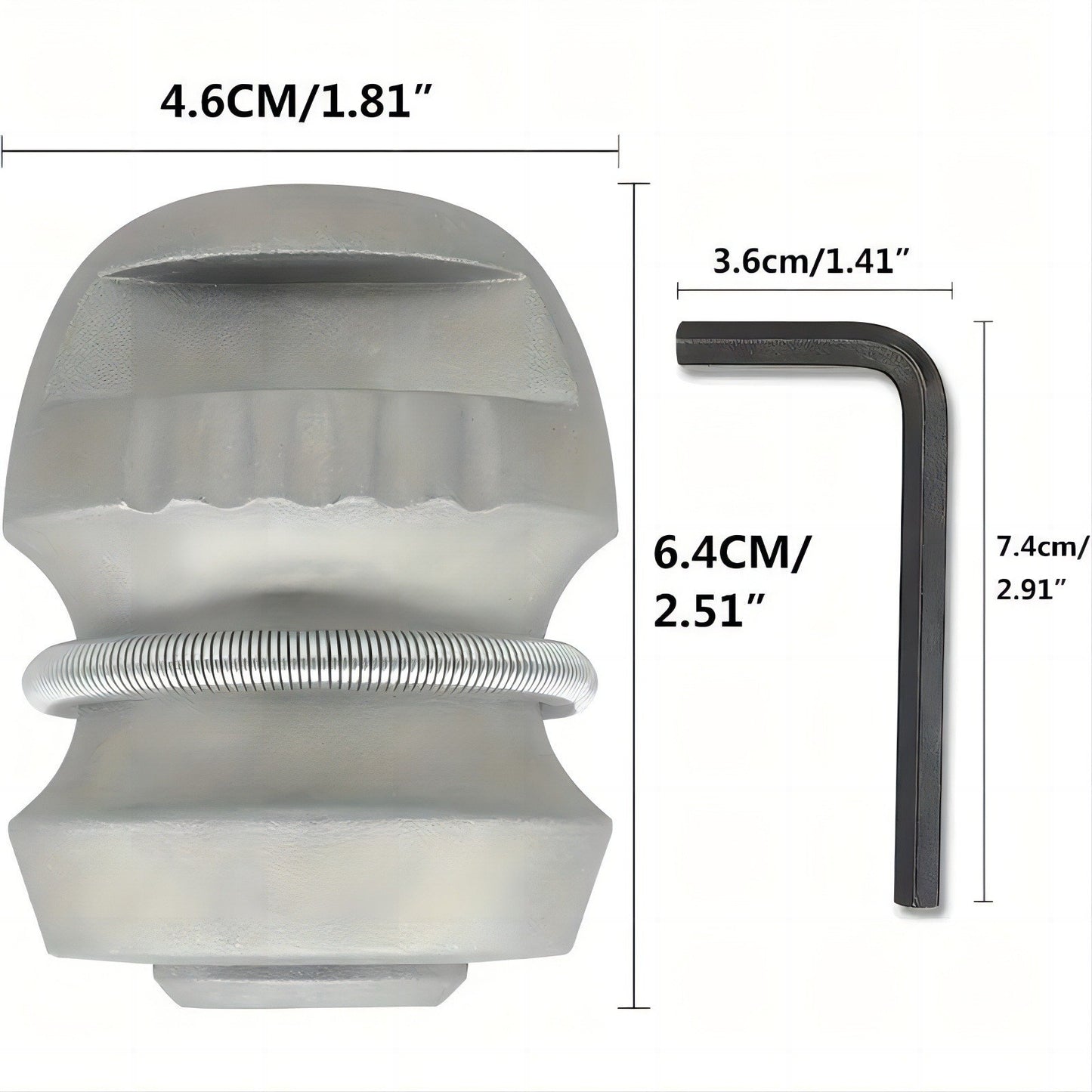 Zinc Alloy Trailer Hitch Lock
