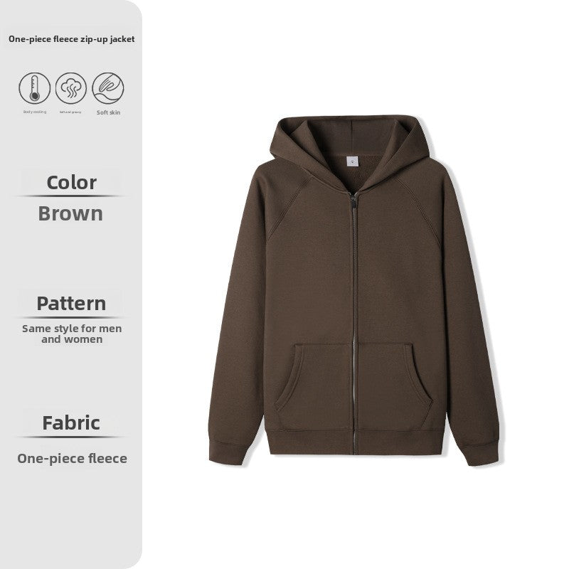 Zip-up hoodie