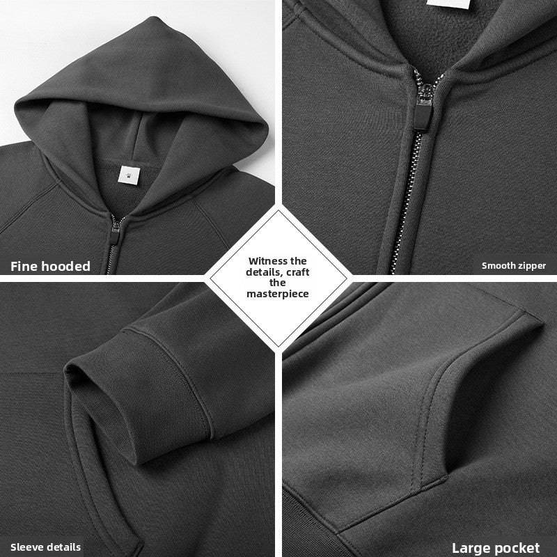 Zip-up hoodie