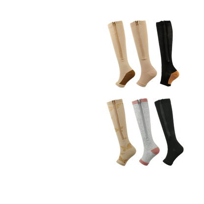 Zip-up stockings - Venous pressure stockings