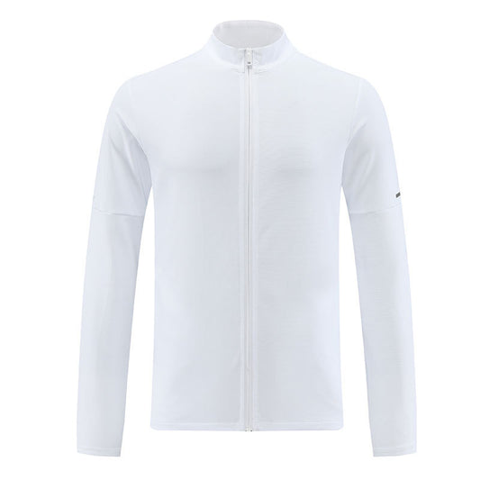 Zipper cardigan stand-up collar hoodie