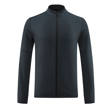 Zipper cardigan stand-up collar hoodie