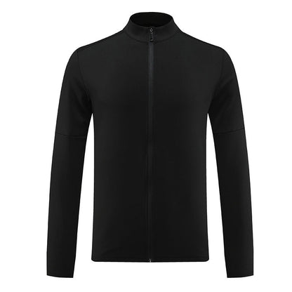 Zipper cardigan stand-up collar hoodie