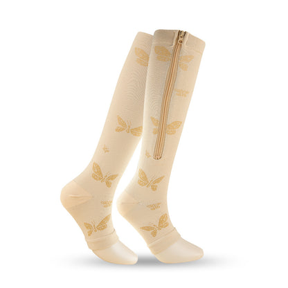 Zipper Compression Socks