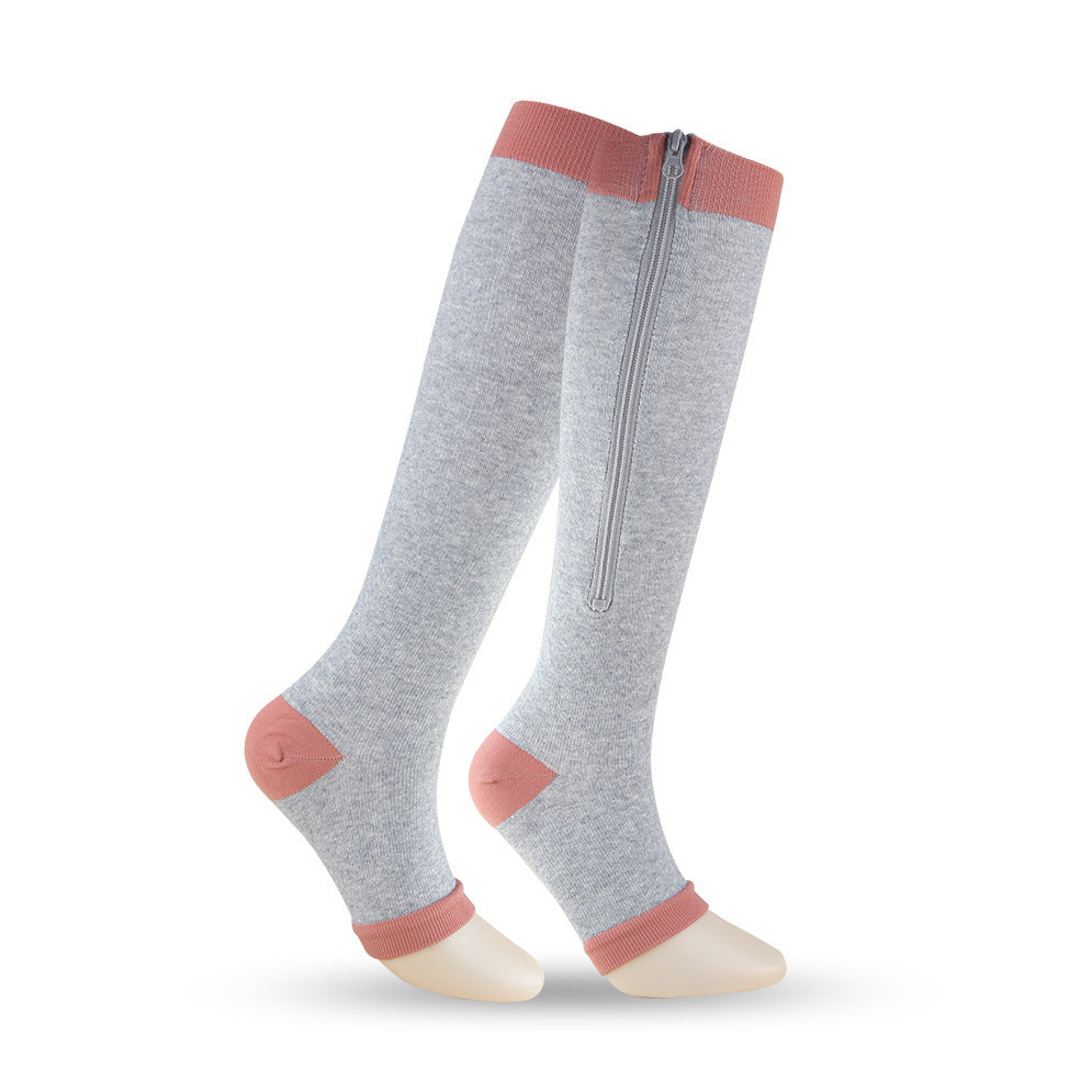 Zipper Compression Socks