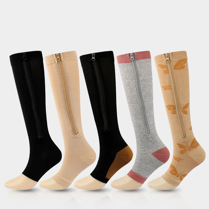 Zipper Compression Socks