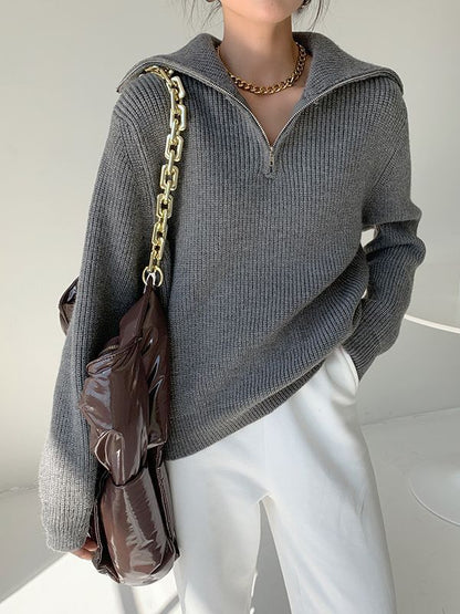 Zipper Knitwear