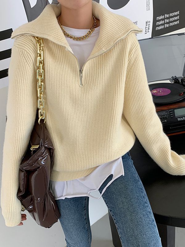 Zipper Knitwear