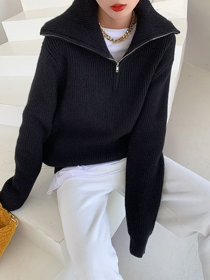 Zipper Knitwear