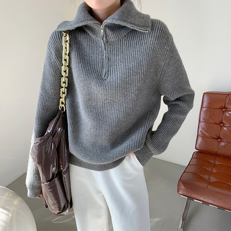 Zipper Knitwear