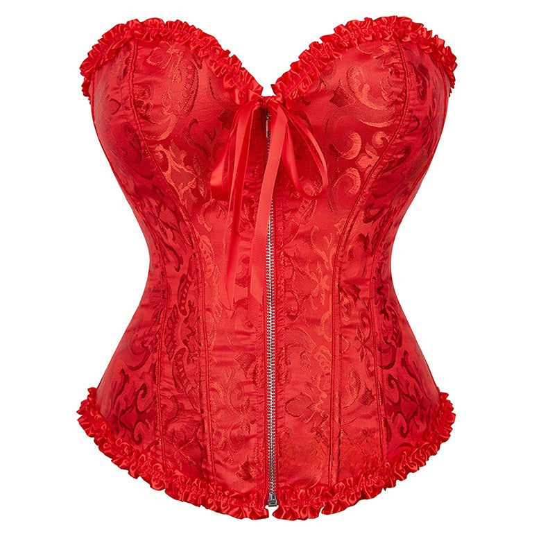 Zipper shaping garment