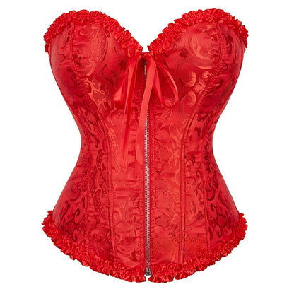Zipper shaping garment