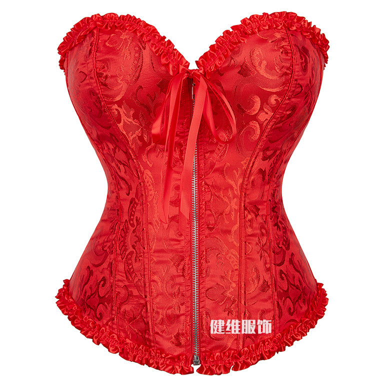 Zipper shaping garment