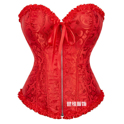 Zipper shaping garment