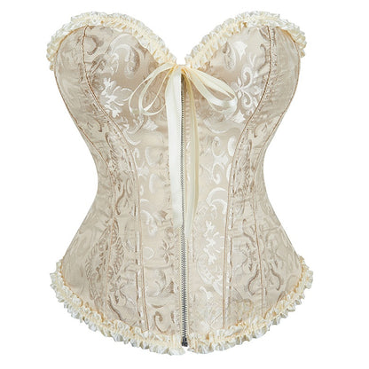 Zipper shaping garment