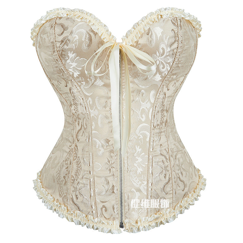 Zipper shaping garment