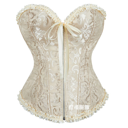 Zipper shaping garment