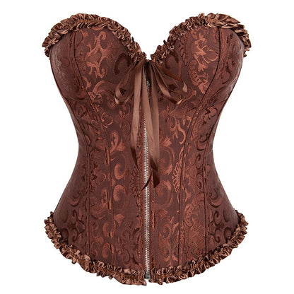 Zipper shaping garment