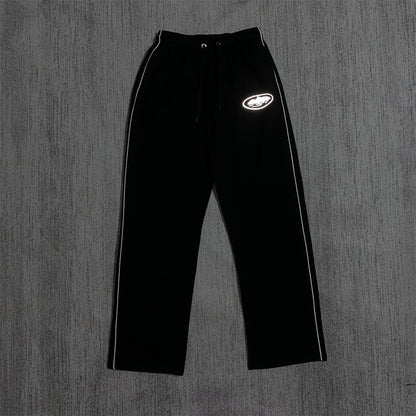 Zippered Casual Pants Set