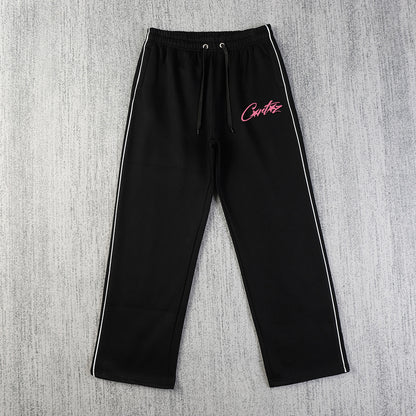 Zippered Casual Pants Set