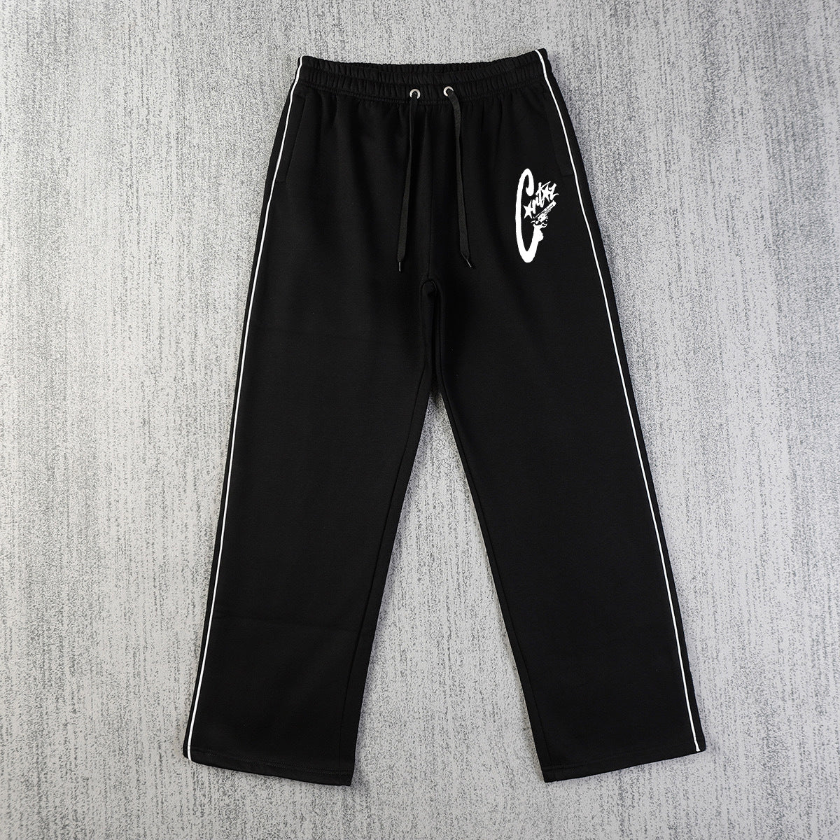 Zippered Casual Pants Set
