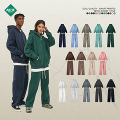 Sweatshirt-grey apricot