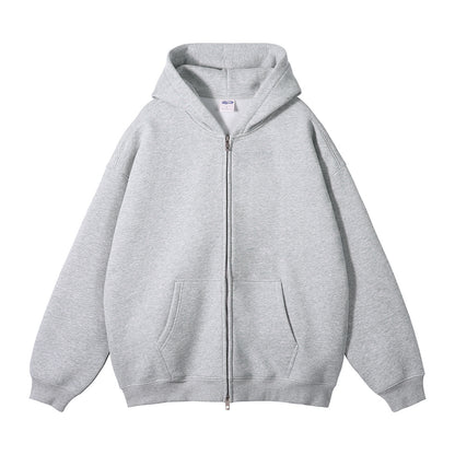 Zippered men's hoodie