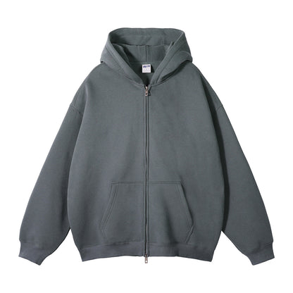 Zippered men's hoodie
