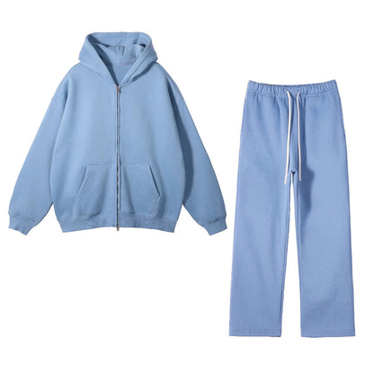 Zippered men's hoodie