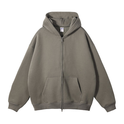 Zippered men's hoodie