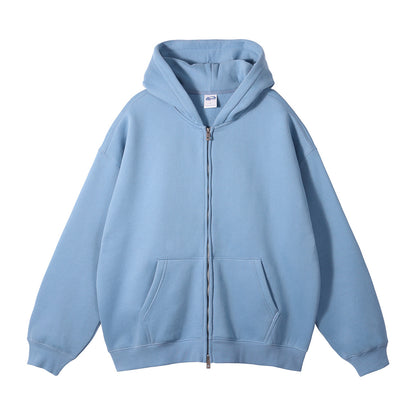 Zippered men's hoodie