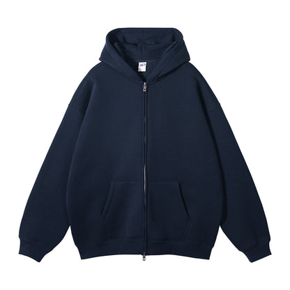 Zippered men's hoodie
