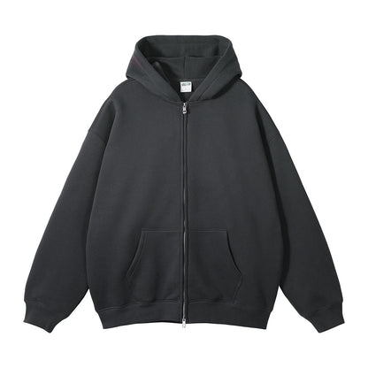 Zippered men's hoodie