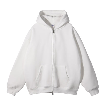 Zippered men's hoodie