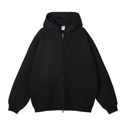 Zippered men's hoodie